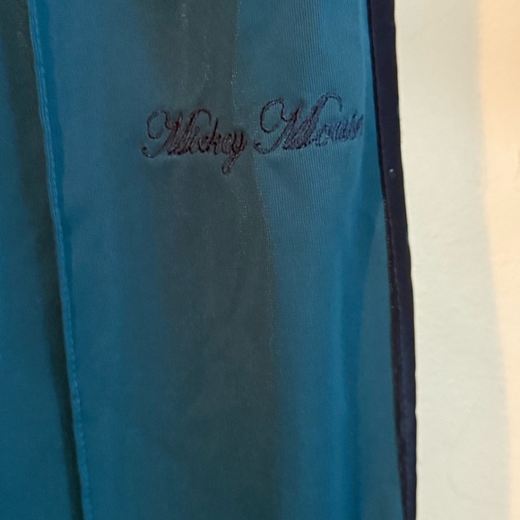 Disney Boohoo ManTeal Joggers Track Pants with Mickey Heads, Size L - Picture 2 of 8